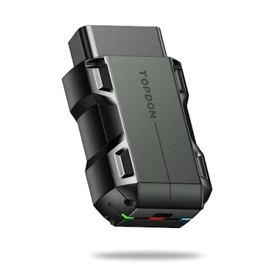 Abbildung von TOPDON Topscan OBD2 Diagnosegerät, Aktiver Test, Bluetooth Adapter mit 8 Reset Diensten, OBDII Allsystem Diagnosetool, Motor Prüfen, Fahrzeugleistungstest, für iPhone und Android