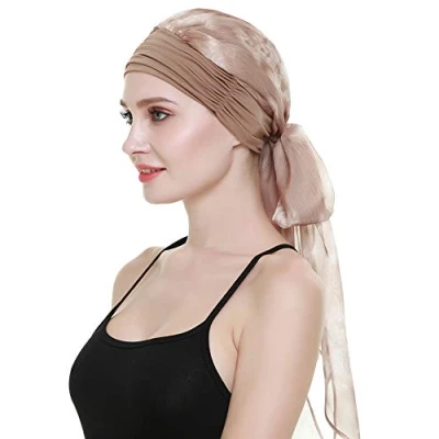 Abbildung von Frauen Chemo Turban Hüte Beanie Schal Kopfbedeckung für Krebspatienten