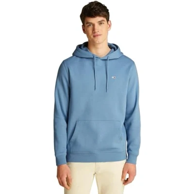 Abbildung von Tommy Jeans FLAG Hoodie Sweatshirt, Herren, Größe: 44, Colorado blue