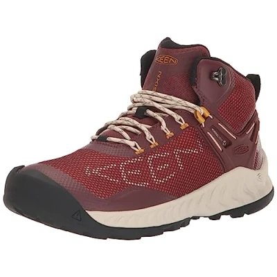 Abbildung von KEEN Damen NXIS Evo Mid Waterproof Wanderstiefel, Andorra/Golden Yellow, 38 EU