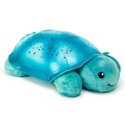 Abbildung von Cloud b Comforting Nightlight Star Projector w/ Soothing Sounds Gentle Brightness 3 Colors Auto Shutoff Twinkling Twilight Turtle Aqua