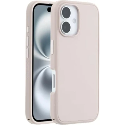 Abbildung von Otterbox Symmetry Series MagSafe Hülle für iPhone 16, stoßfest, sturzsicher, dünne Schutzhülle, 3X mehr Stürze als nach Militärstandard, Rose