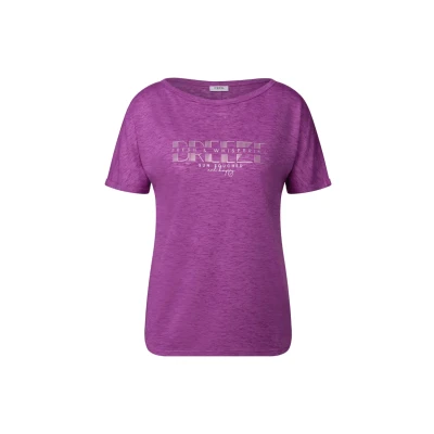 Abbildung von Cecil Tshirt print, Damen, Größe: XXL, Pink