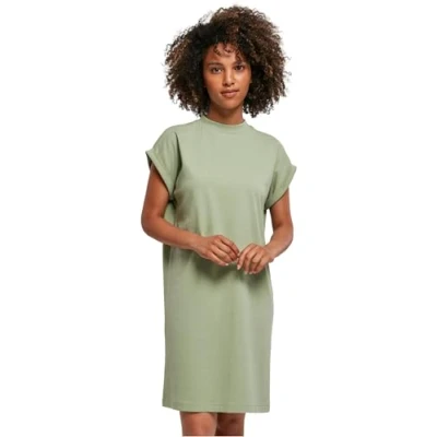 Abbildung von Build Your Brand Damen BY101 Ladies Turtle Extended Shoulder Dress Kleid, softsalvia, M