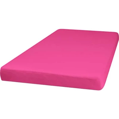 Abbildung von Playshoes 770320 18 Jersey Spannbettlaken, Wasserdicht und Atmungsaktiv, 60 x 120 cm, pink, rosa