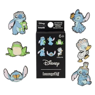 Abbildung von Loungefly Disney Lilo &amp; Stitch Springtime 1 Of 6 To Collect Styles Vary And Blind Box Emaille Nadeln Niedliche Brosche Zum Sammeln Für Rucksäcke Taschen