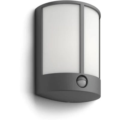 Abbildung von Philips myGarden LED Wandaussenleuchte Stock, 6 W, Grau