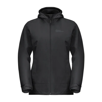 Abbildung von Jack Wolfskin Moonrise 3IN1 W Fleecejacke, Damen, Größe: XS, Black