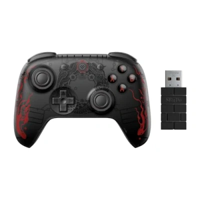 Abbildung von 8Bitdo Ultimate 2C Wireless Controller for Windows PC and Android, with Hall Effect Joysticks Triggers, 1000Hz Polling Rate, Remappable L4/R4 Bumpers Black Myth: Wukong