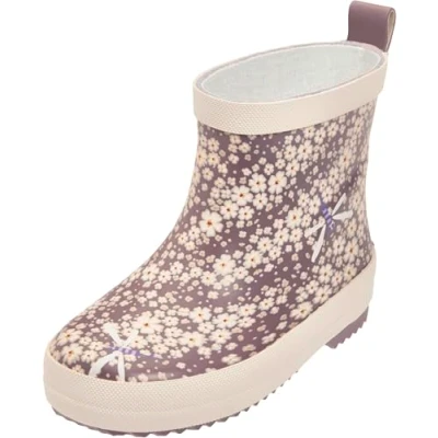 Abbildung von Playshoes Gummistiefel Halbschaft Blumen Unisex Kinder Gummistiefel, Violett Blumen, 22 EU