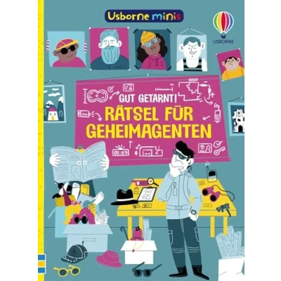 Abbildung von Usborne Minis: Gut getarnt! Rätsel für Geheimagenten: Mitmachbuch im kleinen Format Beschäftigungsbüchlein Kinder ab 6 Jahren (Usborne Minis Reihe)