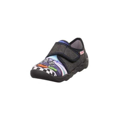 Abbildung von Superfit Jungen Bubble Hausschuhe, Schwarz 0000, 31 EU Weit