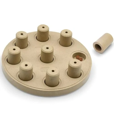 Abbildung von Outward Hound Nina Ottosson Dog Smart Treat Puzzle Enrichment Toy, Level 1 Beginner, Tan, Composite