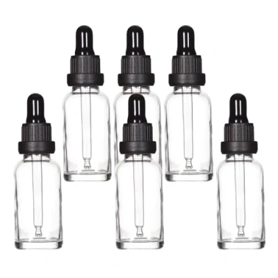 Abbildung von YIZHAO Pipettenflasche 30ml Klar, Apothekerflasche mit [Dropper Pipette Glas], Tinktur Flaschen für Ätherische Öl,Parfümöle,Aromatherapie,Düfte,Flüssigkeit 6Pcs