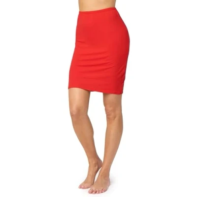 Abbildung von Merry Style Damen Unterrock Petticoat für Röcke MS10 204 (Rot, XXL)