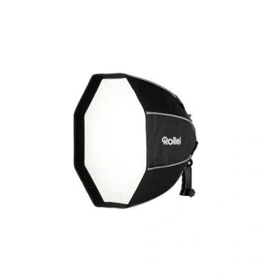 Abbildung von Rollei Softbox für Aufsteckblitze 50 cm Perfekte Ausleuchtung, Hohe Kompatibilität, Weiches Licht, Einfache Montage, Kompakt &amp; Leicht, Inklusive Diffusor Grid
