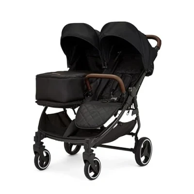 Abbildung von Ickle Bubba Venus Prime Doppel Kinderwagen (Schwarz)