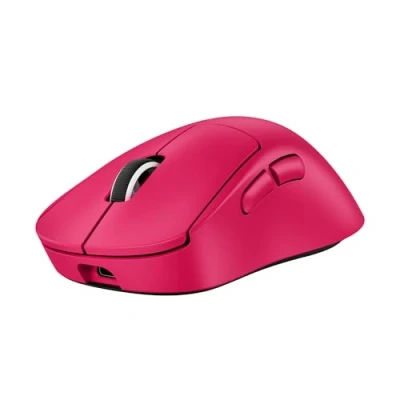 Abbildung von Logitech g Pro X SUPERLIGHT 2 DEX LIGHTSPEED kabellose Gaming Maus, 60 leichte Grade Maus mit 5 programmierbaren Tasten, 8K Polling, 32K DPI Sensor und USB C Ladefunktion für PC/Mac Rosa