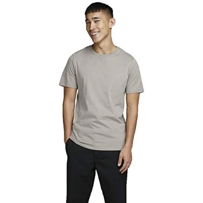 Abbildung von Jack &amp; Jones JJE Oneck NOOS Tshirt basic, Herren, Größe: XS, Crockery