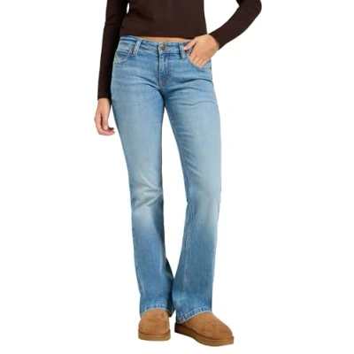 Abbildung von Lee Jessica Jeans Bootcut lightblue denim, Damen, Größe: 25x29, Light blue denim