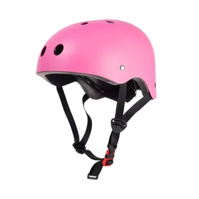 Abbildung von Kinder Fahrradhelm, Kleinkind Skateboard Helm für 313 Jahre, Jungen und Mädchen, leichter verstellbarer Helm, Kindersicherheit, Kinderhelm zum Radfahren, Roller, Skaten (Rosa, S)