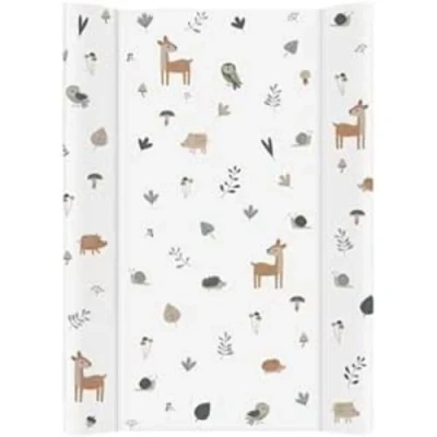 Abbildung von Rotho Babydesign wickelauflage Keil 50 x 70 cm wickeltischauflage abwaschbar wickelmatte wasserdicht Motiv Waldtiere