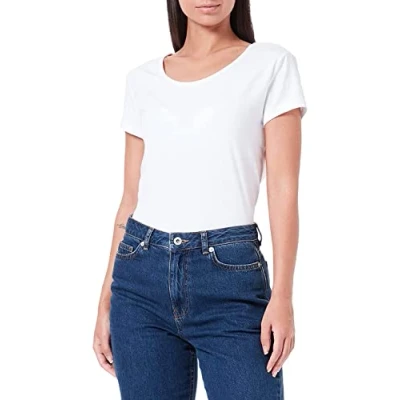 Abbildung von ONLY Damen T Shirt Onllive Love Life Basic Damenshirt 15205059 White XS