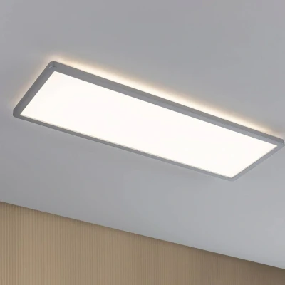 Abbildung von Paulmann 70996 LED Panel Atria Shine 580x200mm 3 Step Dim eckig incl. 1x22 W dimmbar Warmweiß Chrom matt Lichtpanel Kunststoff Deckenpanel 3000 K