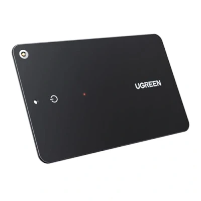Abbildung von UGREEN FineTrack Slim kompatibel mit Apple Find My (nur iOS), Bluetooth Tracker, IP68 Wasserdicht, wiederaufladbarer Geldbörsenfinder, SmartTag Tracker Karte für Wallet, Reisepässe, Gepäck