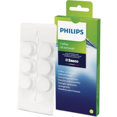Abbildung von Philips Original CA6704/10 Kaffeefettlöser, 6 Tabletten für Philips, Saeco und andere Kaffeevollautomaten