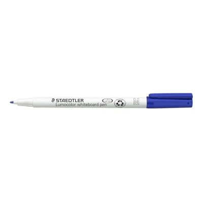 Abbildung von STAEDTLER 301 3 Lumocolor Whiteboardstift M Spitze circa 1.0 mm, 10 Stück im Kartonetui, Blau, Nicht zutreffend