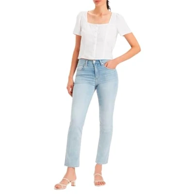 Abbildung von Levi&#039;s 724 HIGH RISE Straight Jeans Leg, Damen, Größe: 32x32, Cool bright in blue