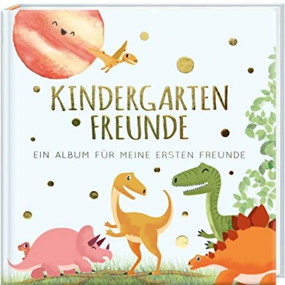 Abbildung von Kindergartenfreunde: ein Album für meine ersten Freunde DINOS (Freundebuch Kindergarten 3 Jahre) (PAPERISH Geschenkbuch)