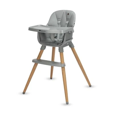 Abbildung von Bebeconfort Avista 2, 4 in 1 Hochstuhl mitwachsend, Baby, Sitzerhöhung Essstuhl, Kinderhochstuhl, 6 Monate bis 14 Jahre (960 kg), gepolsterte Kissen, Verstellbares Tablett, Tinted Grey