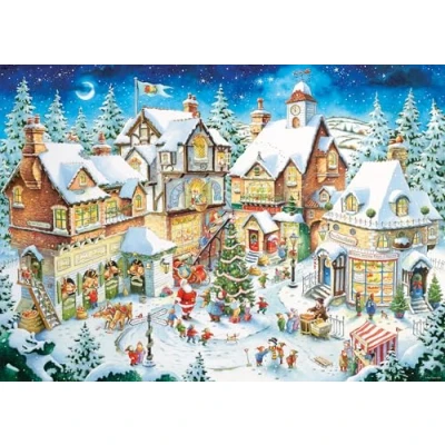 Abbildung von Ravensburger Puzzle 12001271 50 jähriges Jubiläum: Weihnachtsdorf Limited Edition 1000 Teile für Erwachsene und Kinder ab 14 Jahren, Weihnachts