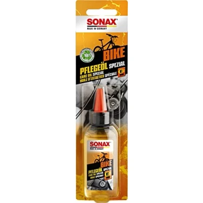 Abbildung von SONAX Bike PflegeÖl spezial (50 ml) korrosionsschützend, schmieren von Schaltungsgelenken, Bremshebeln, Federgabeln, Umwerfern &amp; Bowdenzügen, E geeignet Art Nr. 08575410