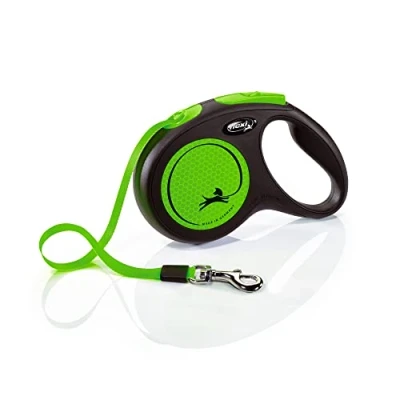 Abbildung von flexi New neon grün Gurt 5 m