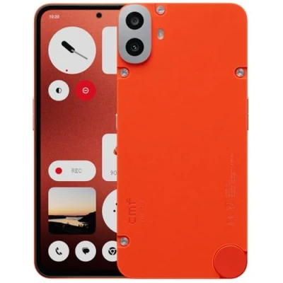 Abbildung von CMF Phone 1 8+128GB Handy ohne vertrag mit 50 MP Sony Kamera auf der Rückseite Ultra XDR, 6,67 Zoll Super AMOLED Display und Nothing OS 2.6 Orange