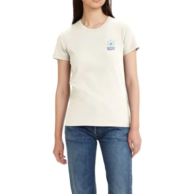 Abbildung von Levi&#039;s Damen The Perfect Tee Graphic TEES, Bw Schoolyard Daisy, XS