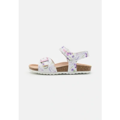 Abbildung von Geox Adriel GIRL Riemensandalette für Kinder, Größe: 27, White/lilac Schuhe