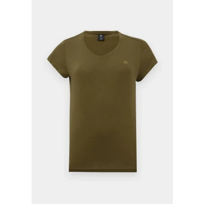 Abbildung von G STAR Eyben SLIM Tshirt basic, Damen, Größe: XS, Dark olive
