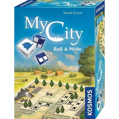 Abbildung von KOSMOS 682385 My City Roll &amp; Write, Das beliebte Städtebau Spiel als Würfelspiel mit Spielblock und Spezial Würfeln, für 1 6 Personen, Gesellschaftsspiel Erwachsene Kinder ab 10 Jahre