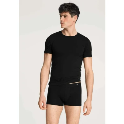 Abbildung von Calida Elastikbund Boxershorts, Herren, Größe: Large, Black