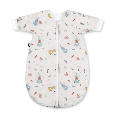 Abbildung von Julius Zöllner Baby Winterschlafsack aus Jersey Baumwolle, Größe 62 , Standard 100 by OEKO TEX, Little Otti