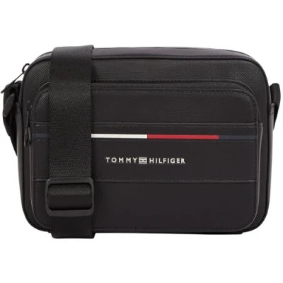 Abbildung von Tommy Hilfiger Foundation Umhängetasche, Herren, Größe: One Size, Black