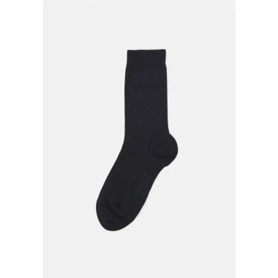 Abbildung von Falke Softmerino WARM Socken, Damen, Größe: 35/36, Anthracite melange