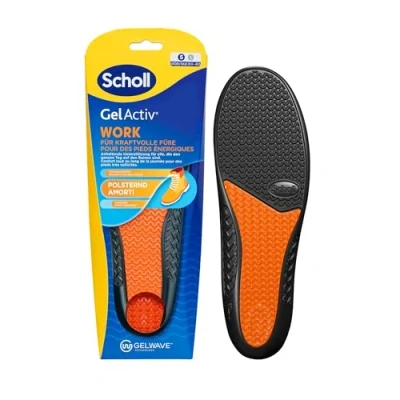 Abbildung von Scholl GelActiv Einlegesohlen Work Für Arbeitsschuhe in 35,5 40,5 stark beanspruchte Füße 1 Paar Gelsohlen