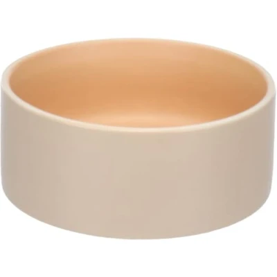 Abbildung von hundenapf Keramik mittelgroße Hunde 800ml rutschfest &amp; robust beige orange Flamingo Anca