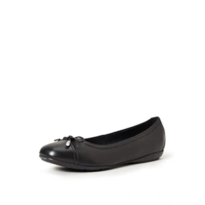 Abbildung von Geox Annytah Klassischer Ballerina, Damen, Größe: 42, Black Schuhe