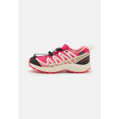 Abbildung von Salomon XA PRO V8 Waterproof Unisex Hikingschuh für Kinder, Größe: 29, Rouge red/vanilla ice/flamingo pink Textil/synthetik